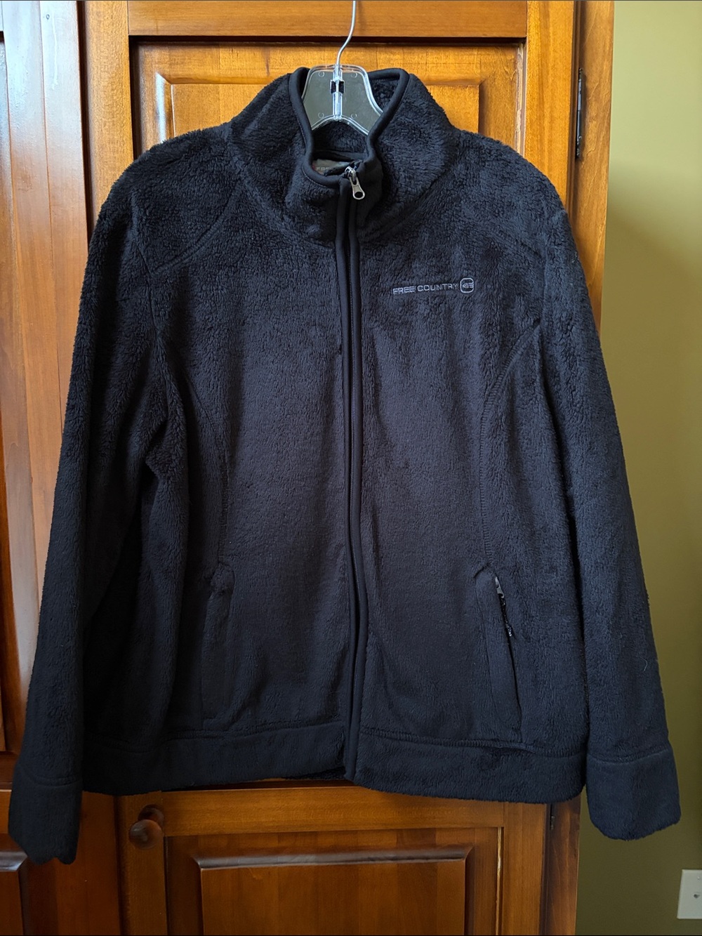 Black Free Country Fleece Jacket